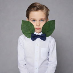 A charming bow tie masterfully shaped to resemble an Aspin leaf to capture its unique silhouette and edges.