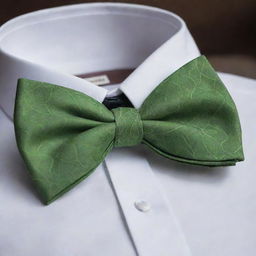 A charming bow tie masterfully shaped to resemble an Aspin leaf to capture its unique silhouette and edges.