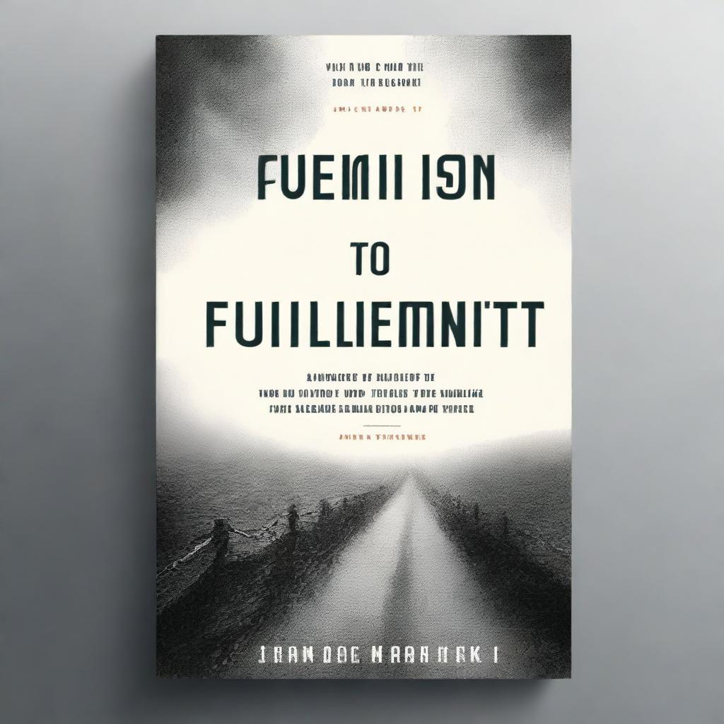 Create a book cover for a book titled 'FRUSTRATION TO FULFILMENT' by Jon Doe