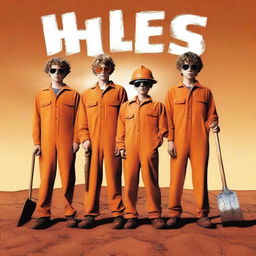 Create a movie poster for a film titled 'Holes 2'