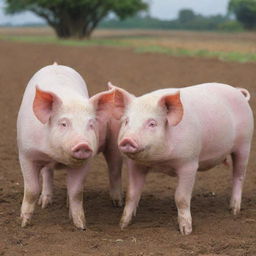 A large, successful pig farming company established by three cousins in Africa, prospering to achieve worldwide recognition.