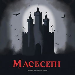 Create a captivating book cover for Shakespeare's Macbeth