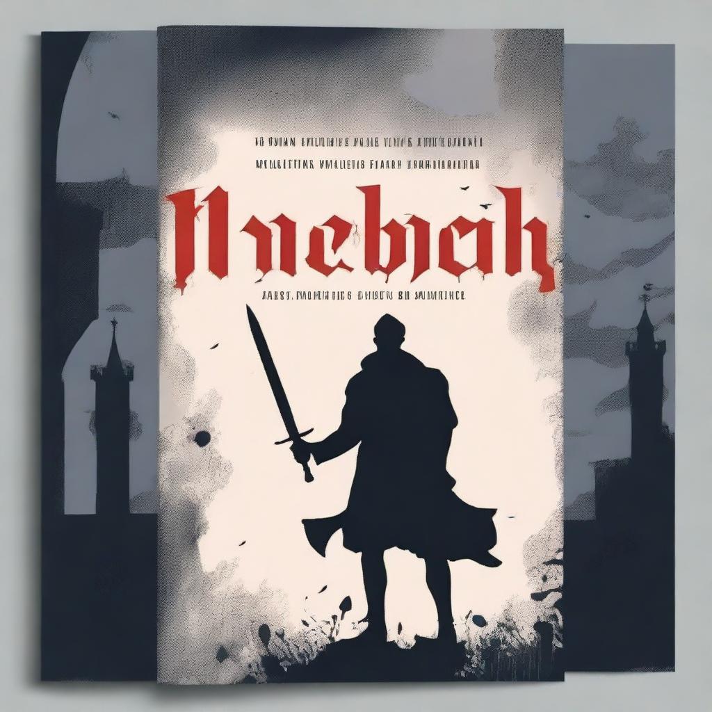 Create a captivating book cover for Shakespeare's Macbeth