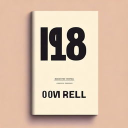 Create a book cover for '1984' by George Orwell