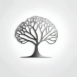 A simple background with a drawing of a foil outline of a tree or a path, symbolizing growth and progress