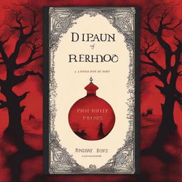 Create a book cover for 'A Dream of Red Hands' by Bram Stoker, originally published in 1894