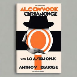 Create a book cover for 'A Clockwork Orange' by Anthony Burgess, originally published in 1962