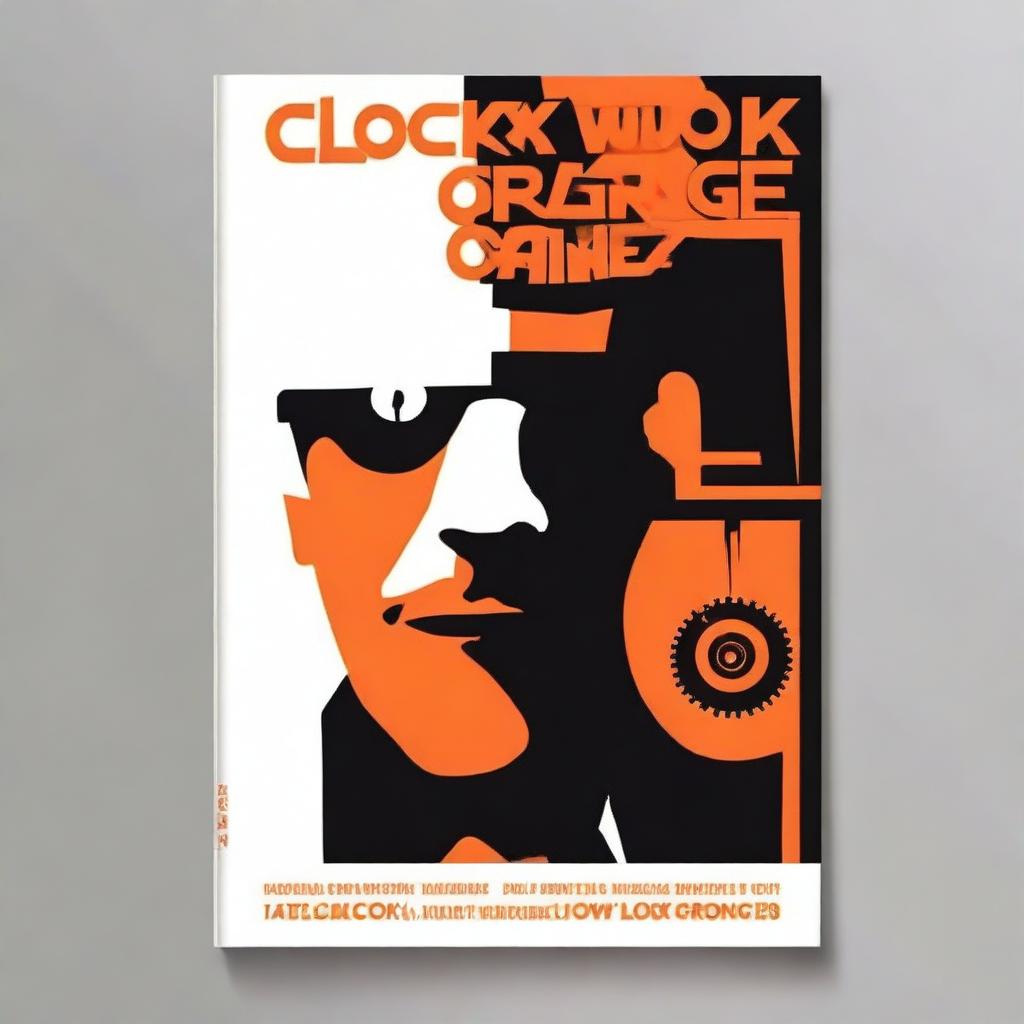 Create a book cover for 'A Clockwork Orange' by Anthony Burgess, originally published in 1962