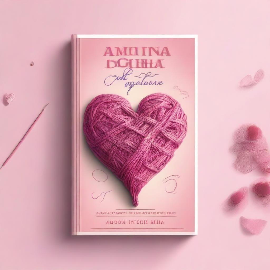 Create a book cover for a psychological romance novel titled 'Amor na Ponta da Agulha'