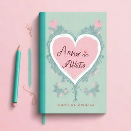 Create a book cover for a novel titled 'Amor na Ponta da Agulha'