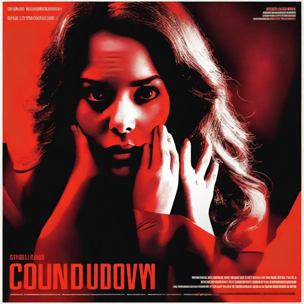 Create a thriller and suspense movie poster for a film titled 'The Countdown'