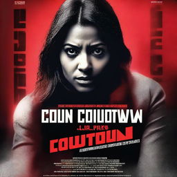 Create a thriller and suspense movie poster for a film titled 'The Countdown'