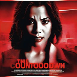 Create a thriller and suspense movie poster for a film titled 'The Countdown'