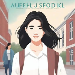 A young adult book cover featuring a white college graduate who has just been dumped by her Asian boyfriend