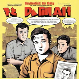 Create a movie poster for 'From Page to Reality' set in the 1940s Golden Age of Comics