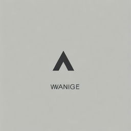 Create a minimalist logo featuring the letter W