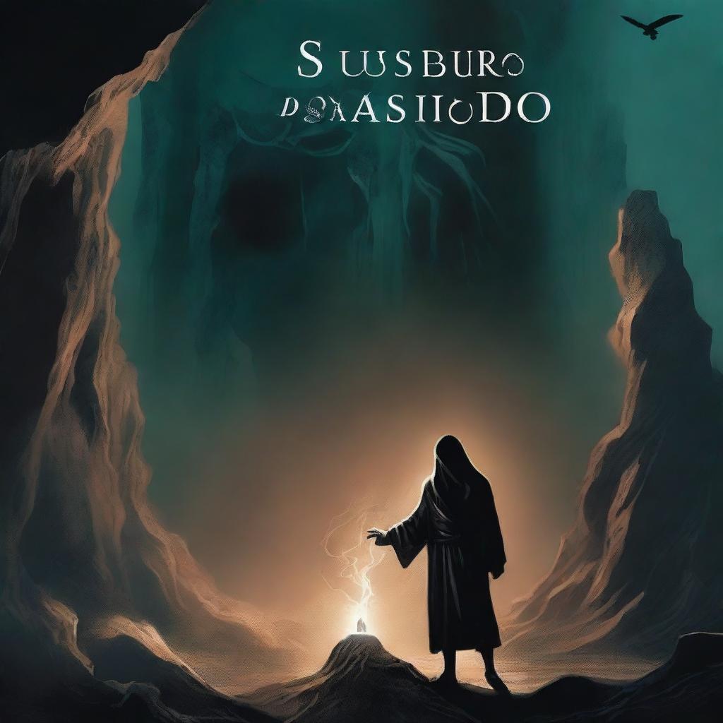 Create an image for the book titled 'Sussurros do Abismo: Em Busca da Essência Proibida