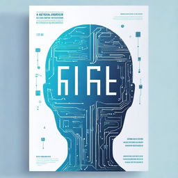 Design a cover featuring the theme of 'Artificial Intelligence'