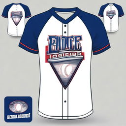 A creative design for a baseball shirt