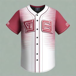 A creative design for a baseball shirt