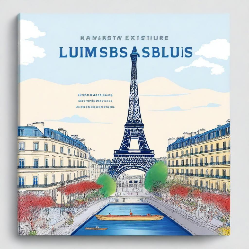 Create a book cover for an educational book teaching the French language titled 'L'Ambassadeur'