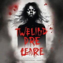 Design a horror novel cover titled 'Twisted Dare'