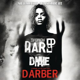 Design a thriller novel cover titled 'Twisted Dare'