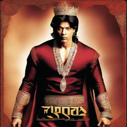 A movie poster featuring Shahrukh Khan with the title 'King'