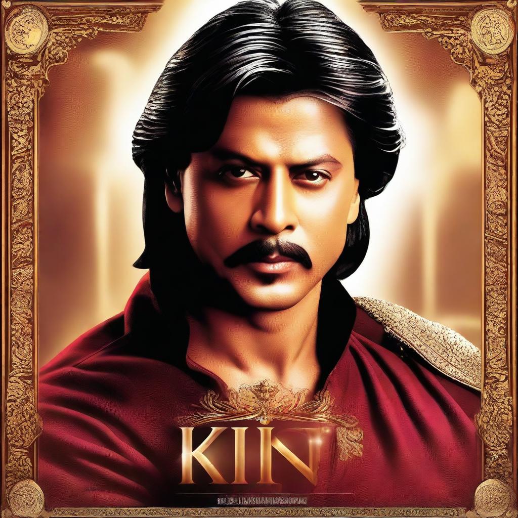 A movie poster featuring Shahrukh Khan with the title 'King'