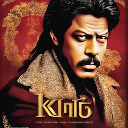 A movie poster featuring Shahrukh Khan with the title 'King'