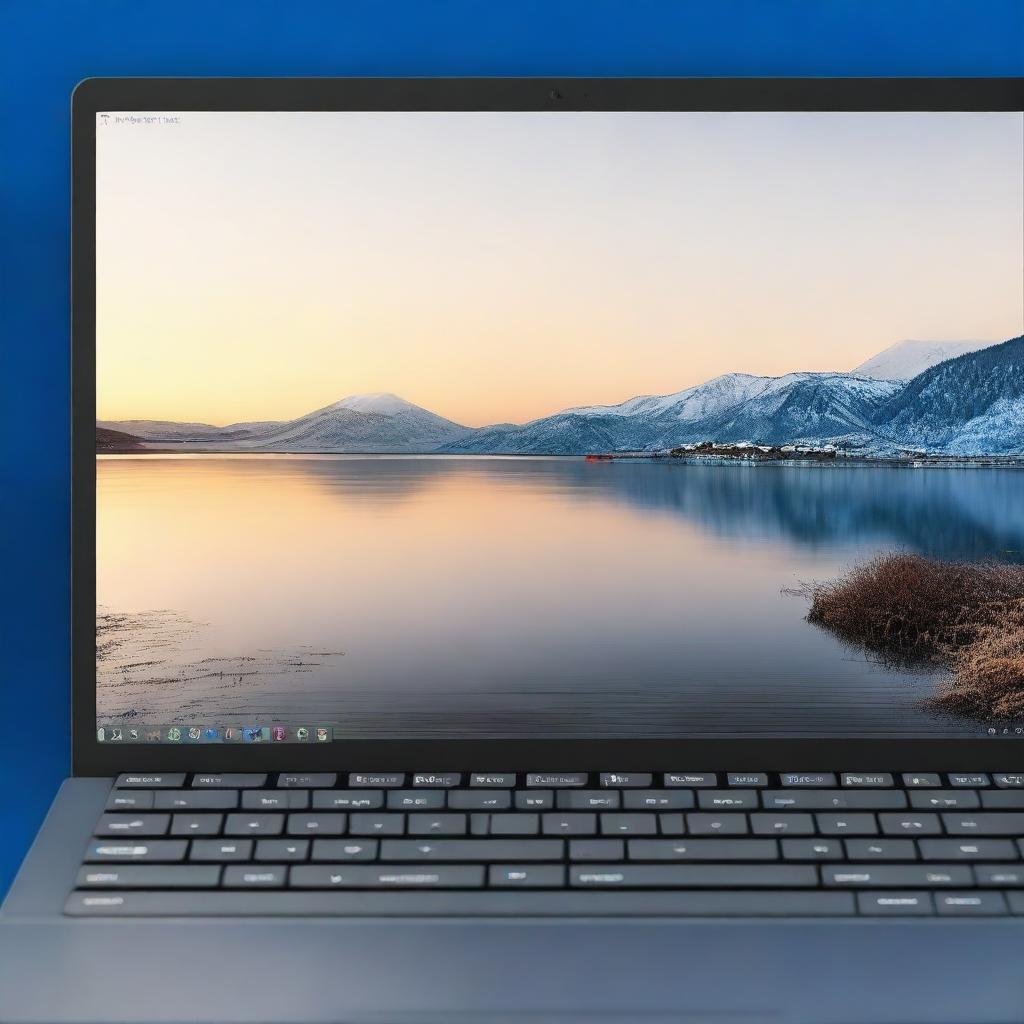 Create an image showing a Windows 10 or 11 desktop with invisible folders