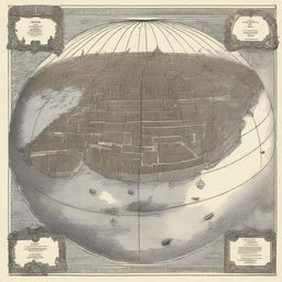 Create an image featuring a detailed view of Amsterdam in the foreground with a world globe atlas in the background