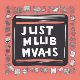 Create a book cover design with the title 'Just Like the Movies, End is Where We Start' prominently placed in the middle