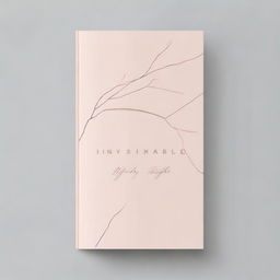 A beautifully designed book cover for a collection of poetry titled 'Invisible'