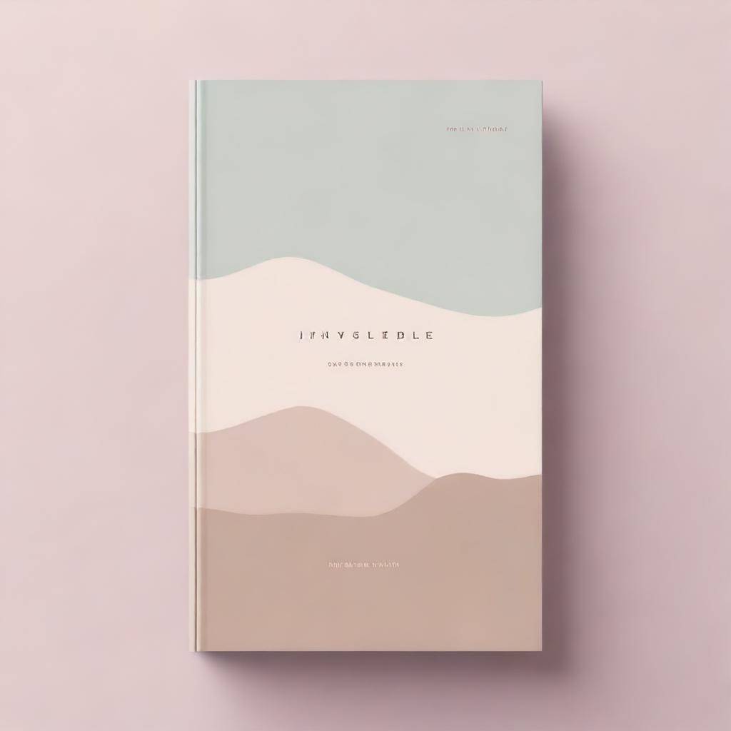 A beautifully designed book cover for a collection of poetry titled 'Invisible'