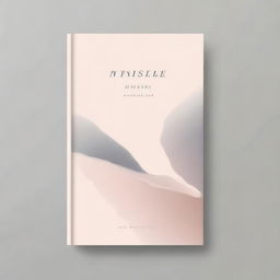 A beautifully designed book cover for a collection of poetry titled 'Invisible'