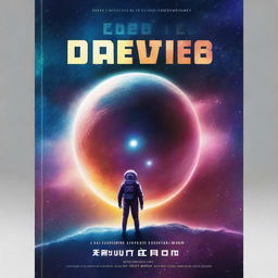 A captivating book cover for a science fiction novel titled 'ACROSS THE COSMIC DIVIDE'