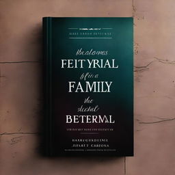 Create a book cover for a novel titled 'The Almost Perfect Fit of a Family Betrayal' by Harry Cardenas