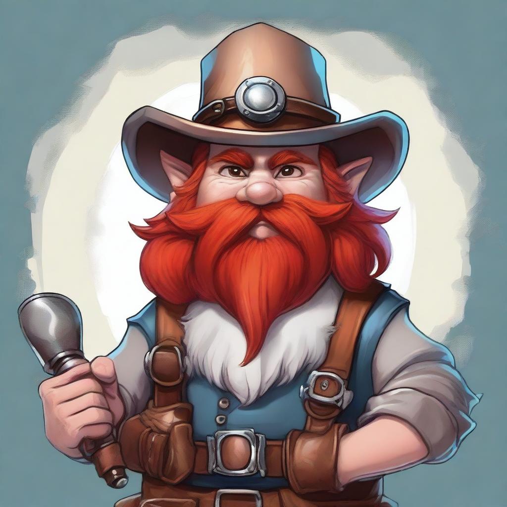 Create a fantasy art image of a Dungeons & Dragons 5th Edition gnome character