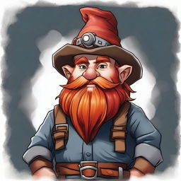 Create a fantasy art image of a Dungeons & Dragons 5th Edition gnome character