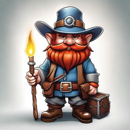 Create a fantasy art image of a Dungeons & Dragons 5th Edition gnome character