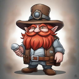 Create a fantasy art image of a Dungeons & Dragons 5th Edition gnome character