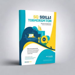 Create a professional book cover for a '3 in 1 course: SQL, Alteryx, and Power BI' from the Career Transformation Center