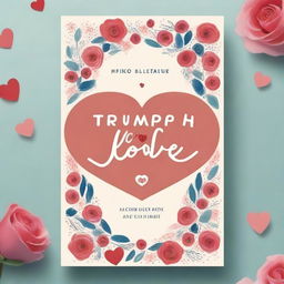 Create a book cover titled 'The Triumph of Love' by Dr