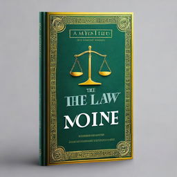 Create a book cover titled 'The Law of Money' by Dr