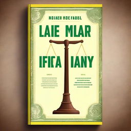 Create a book cover titled 'The Law of Money' by Dr