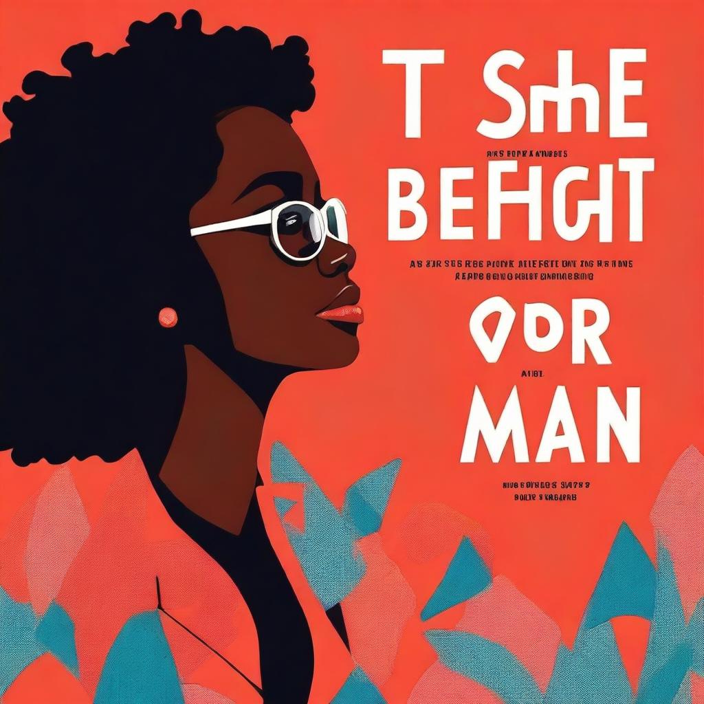 Create a book cover titled 'Is She the Right Man for Me' by Dr