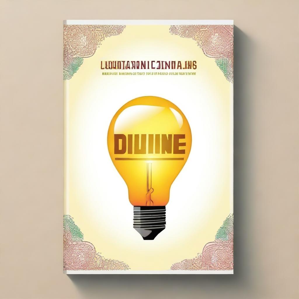 Create a book cover titled 'Cultivating Divine Ideas' by Dr