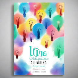 Create a book cover titled 'Cultivating Divine Ideas' by Dr