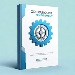 Design a cover for a book titled 'Operations Management'